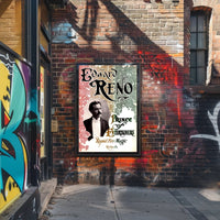 Edward Reno Vintage Magic Performance Cultural Poster
