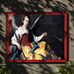 Renaissance Angel with Trumpets Fantasy or Mythology Poster