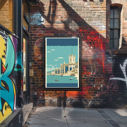Coastal Architectural Marvel Poster