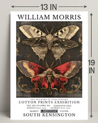 William Morris Exhibition: Detailed Artistic Poster