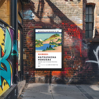 Katsushika Hokusai Hakone Lake in Sagami Province Poster