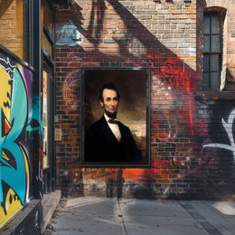 Abraham Lincoln Emancipation Proclamation Illustrated Poster PosterGoat