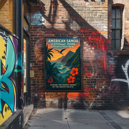Explore the Unseen Shores of American Samoa Poster