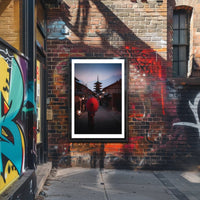 Evening Stroll in Kyoto Poster PosterGoat