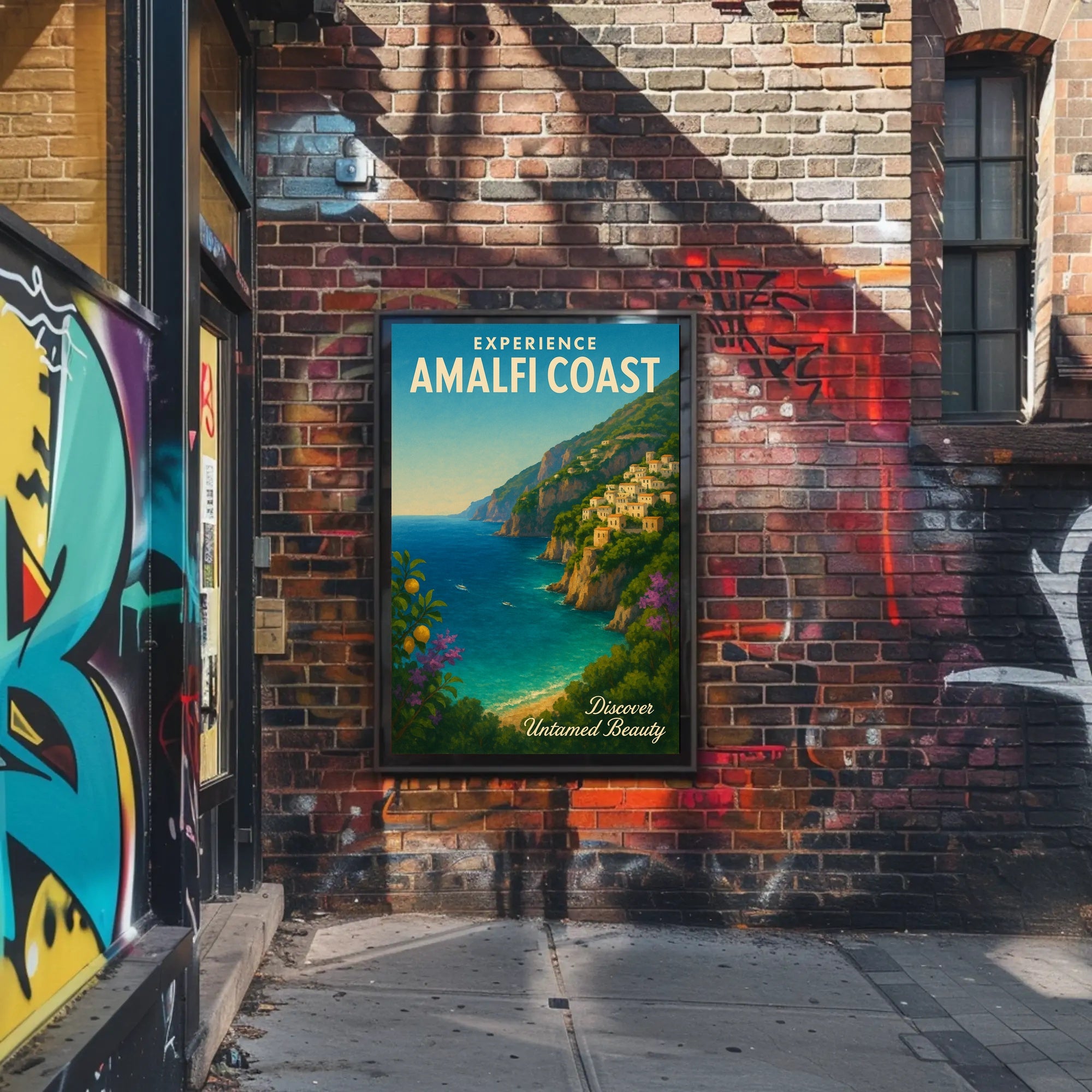 Experience the Amalfi Coast Poster PosterGoat