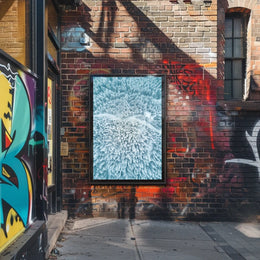 Winter Serenity: Aerial Forest View National Park Poster