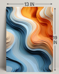 Flowing Colors Poster PosterGoat