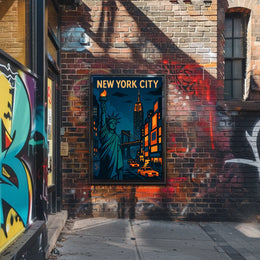 New York City Skyline Poster