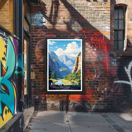 Kings Canyon National Park Scenic Poster Print