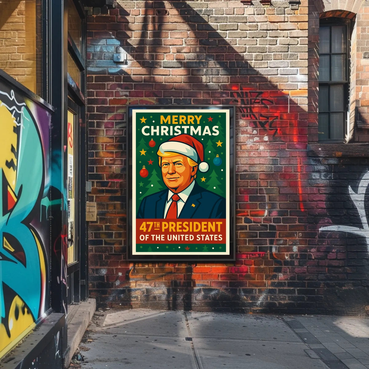 Merry Christmas 47Th President Poster