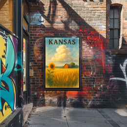 Kansas Landscape Poster