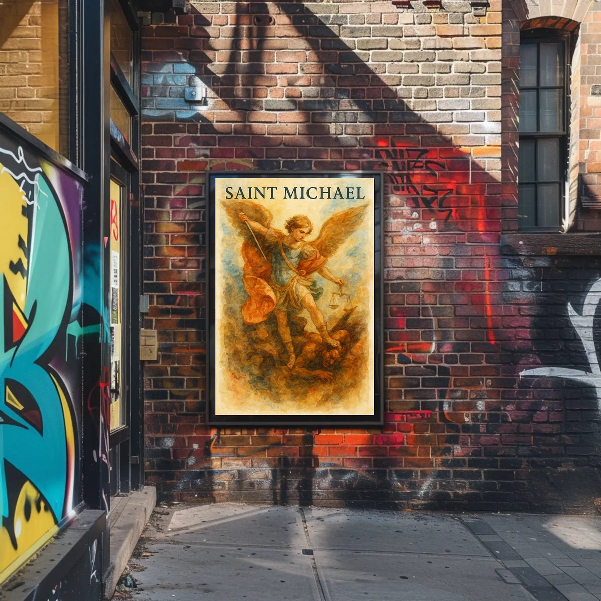 Saint Michael Icon Poster