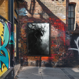 Dark Surreal Tentacle Entity Horror Art Poster PosterGoat