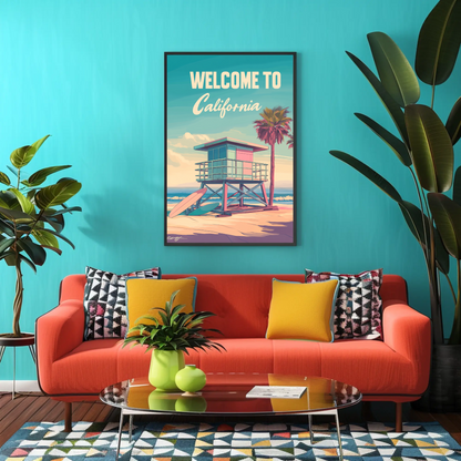Welcome to California Poster