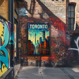 Toronto Cityscape Poster