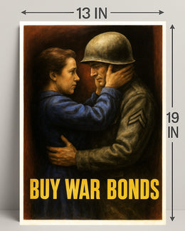 Buy War Bonds Poster PosterGoat
