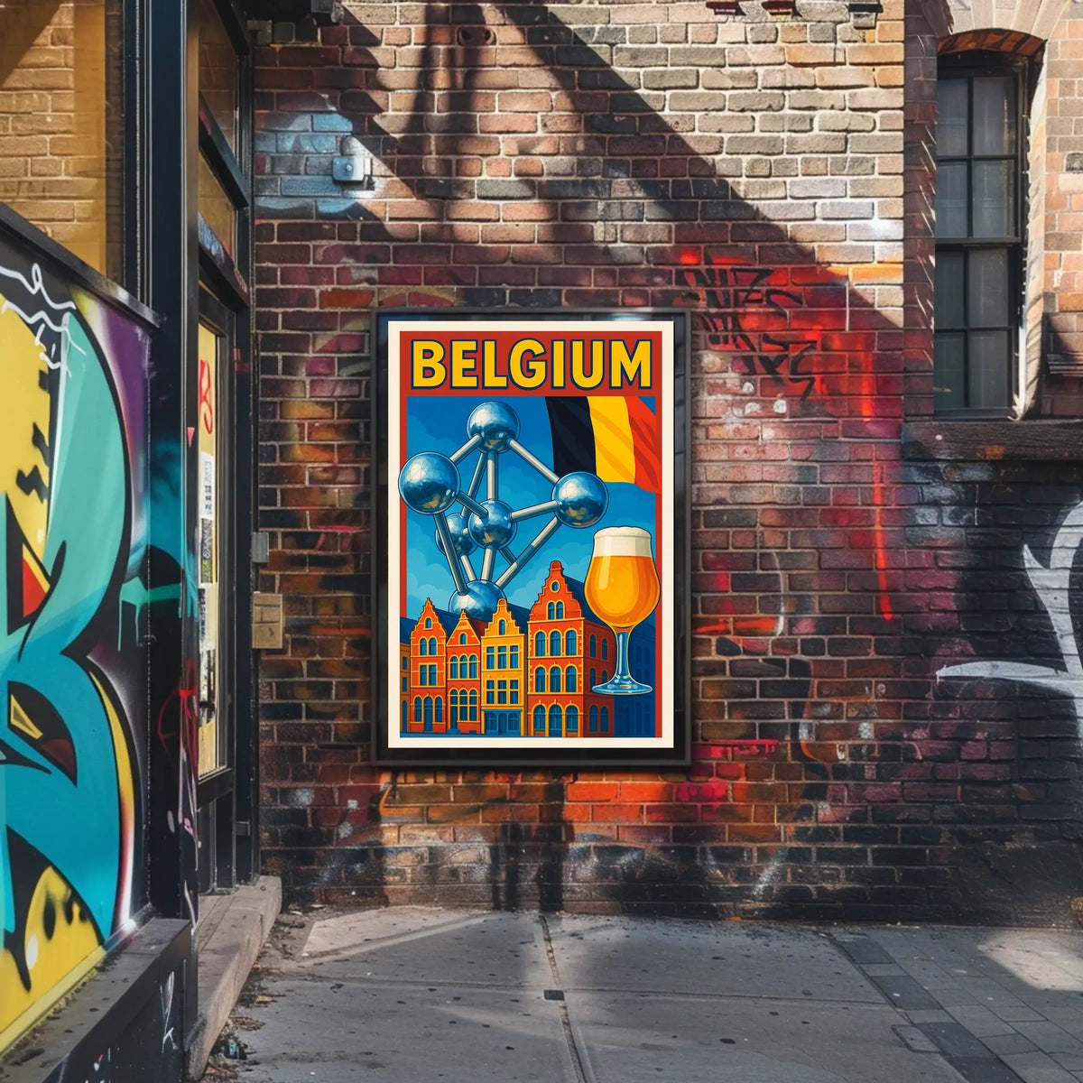 Belgium A Cultural Mosaic Poster