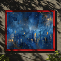 Celestial Cityscape Poster