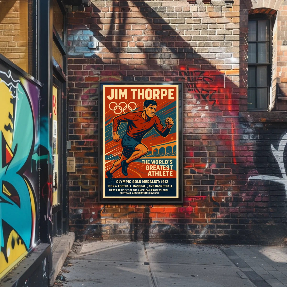 Celebrating Jim Thorpe Worlds Greatest Athlete Jim Thorpe Poster