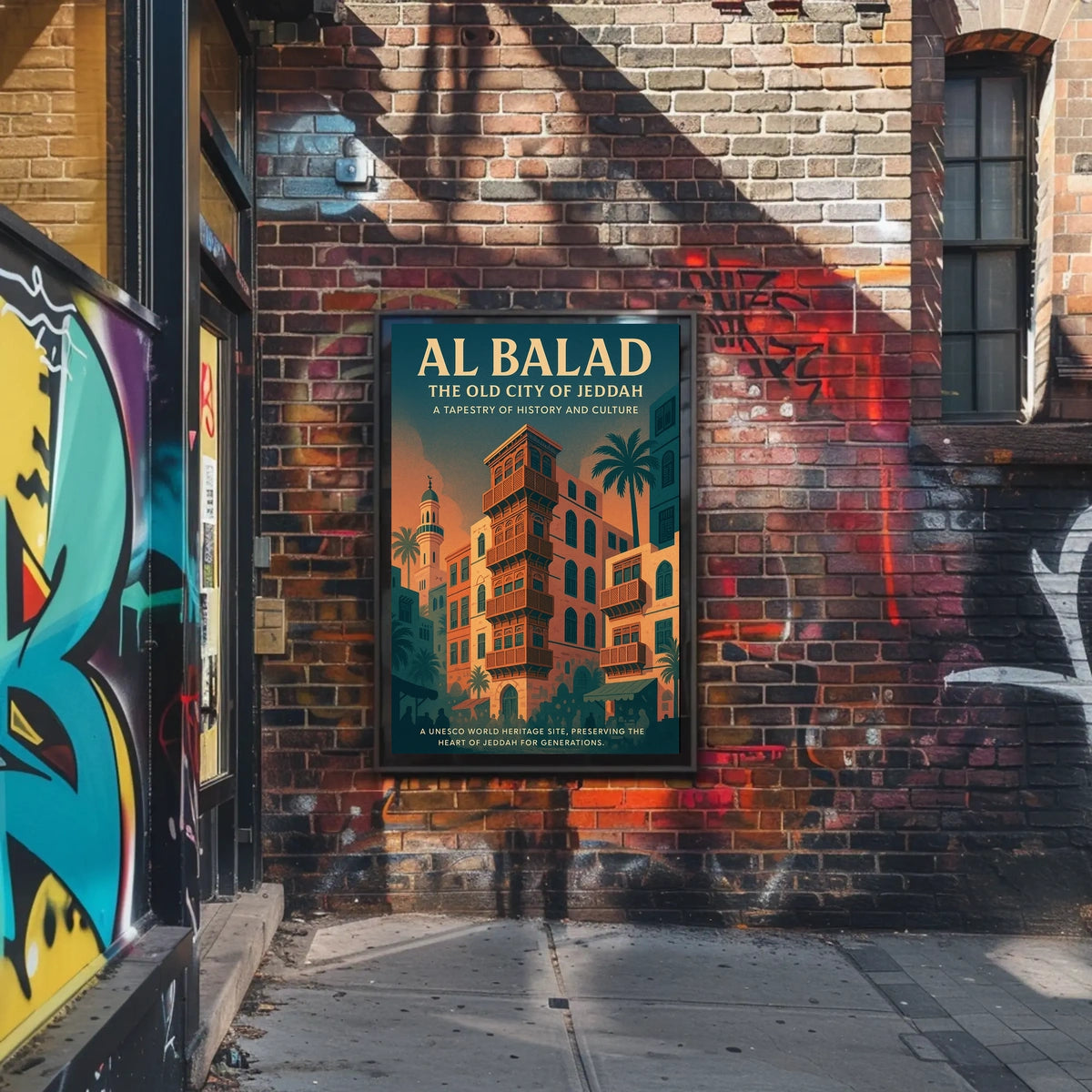 Al Balad The Old City Of Jeddah Poster