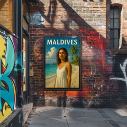 Maldives Paradise Poster