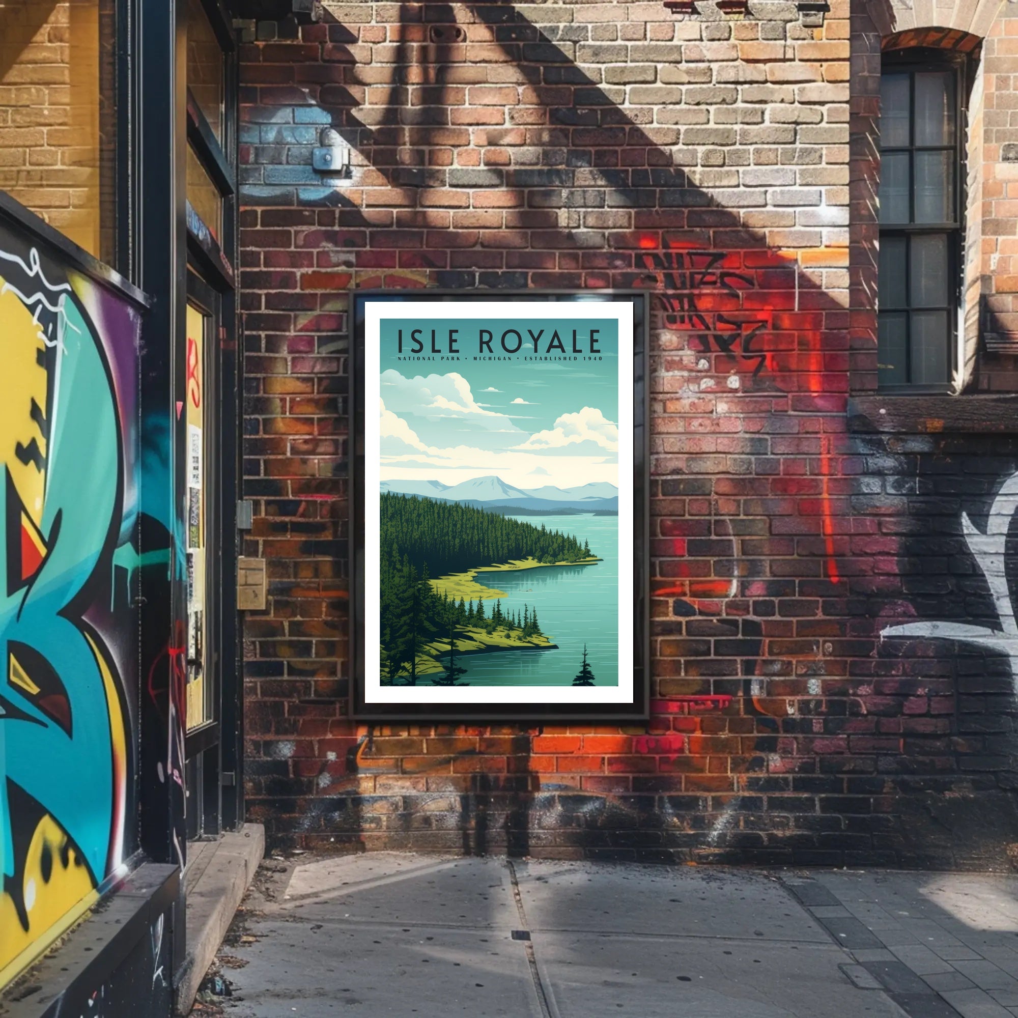 Isle Royale National Park Scenic Poster Wall Art