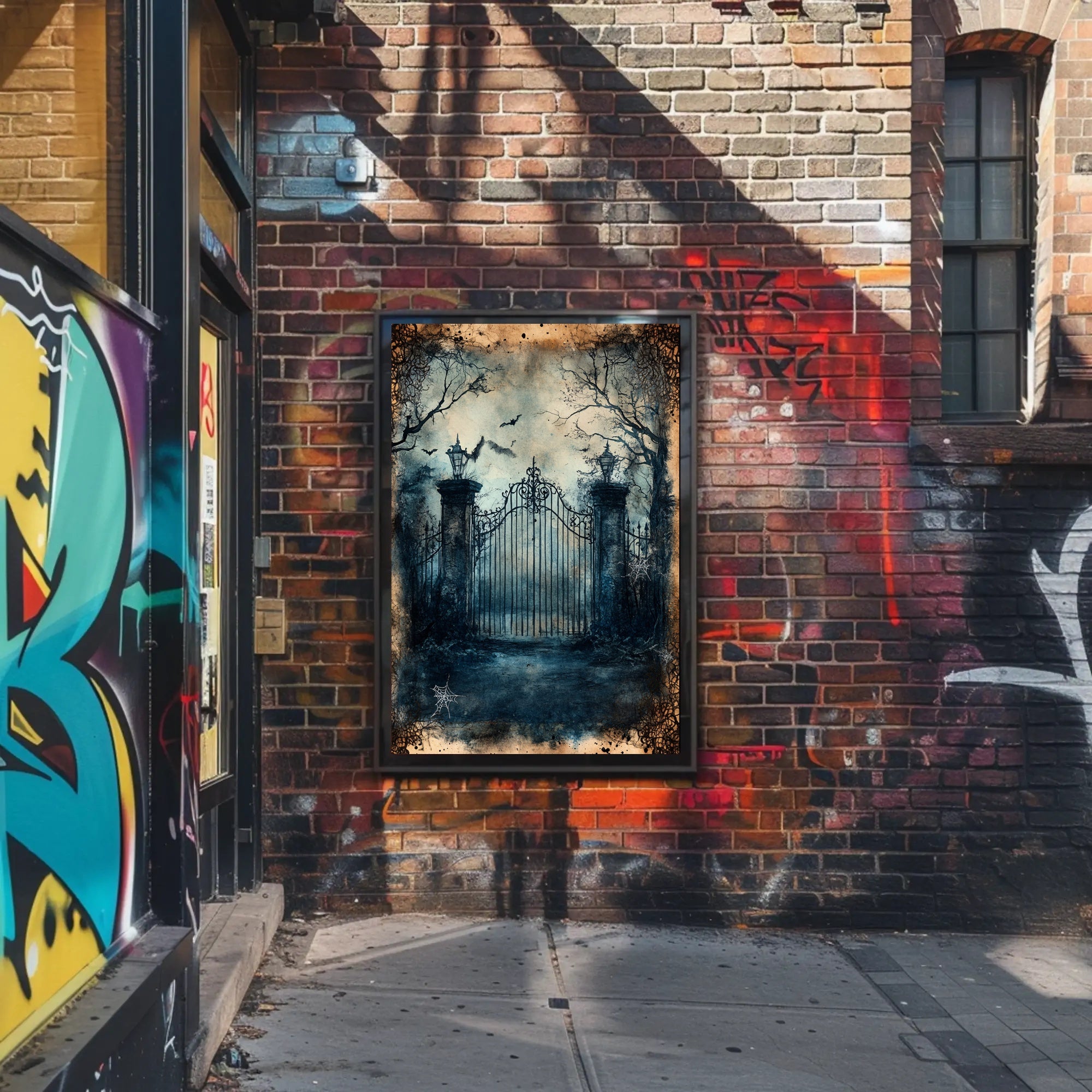 Enchanted Gothic Gate Poster