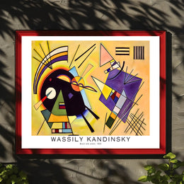 Wassily Kandinsky Black and Violet 1923 Poster