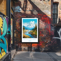Serene Mountain Wilderness Travel Poster