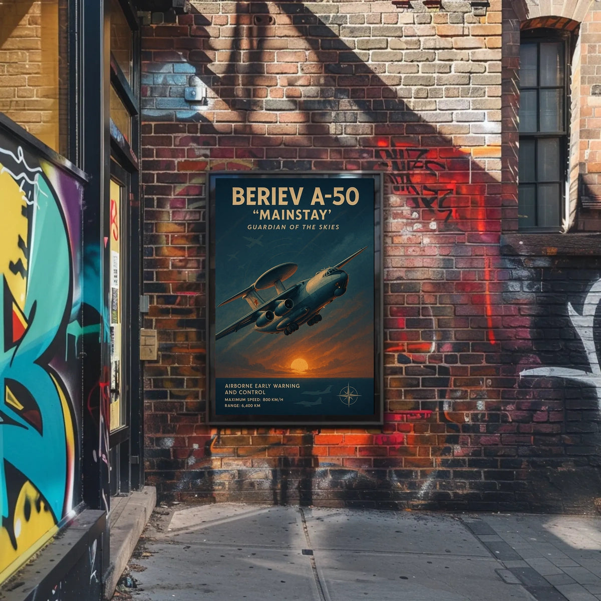 Guardian of the Skies: A Powerful Propaganda Poster