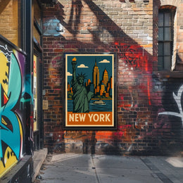 New York City Skyline Poster