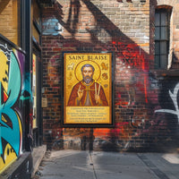 Saint Blaise Poster PosterGoat