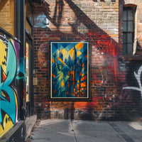 Geometric New York City Poster