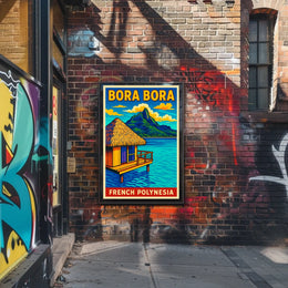 Bora Bora Tropical Paradise Poster