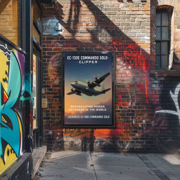 EC-130E Commando Solo Broadcasting Power Poster PosterGoat