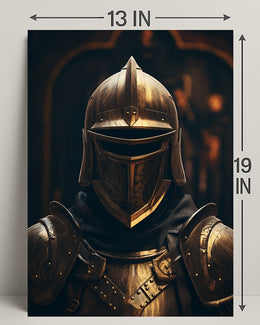 The Armored Sentinel Poster PosterGoat