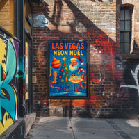 Las Vegas Neon Noël Poster