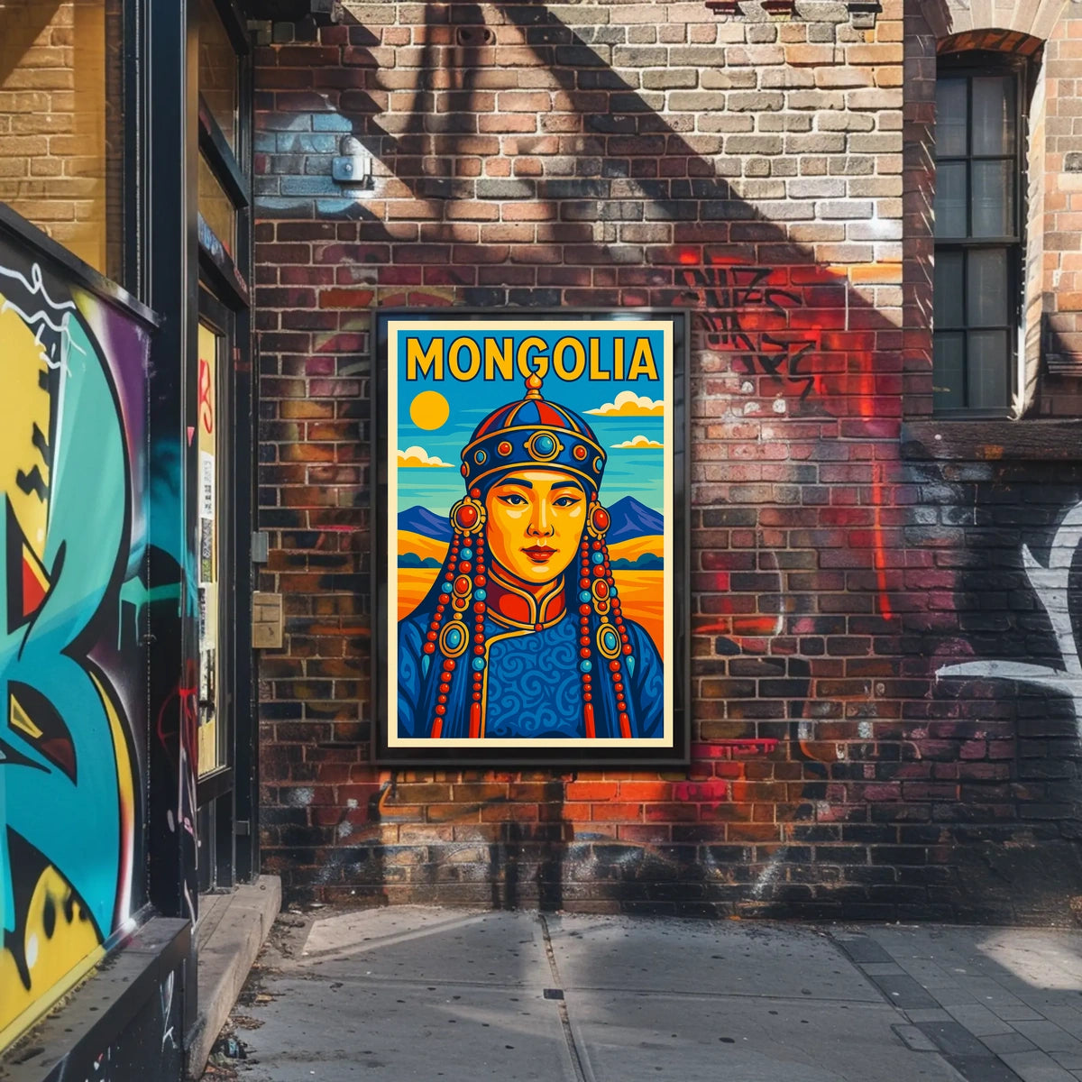 Mongolia Cultural Heritage Poster