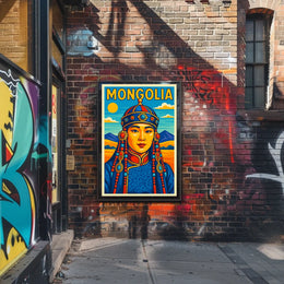 Mongolia Cultural Heritage Poster