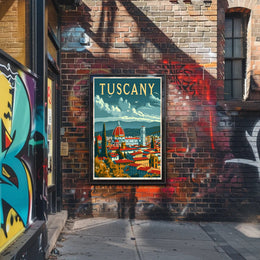 Tuscany Travel Poster