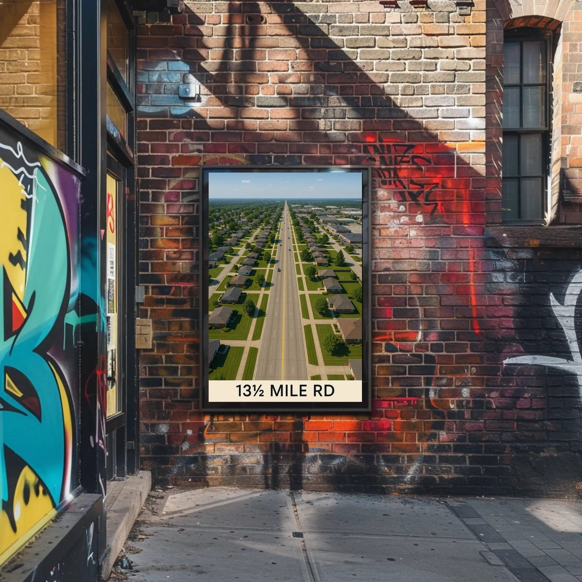 13½ Mile Road Poster