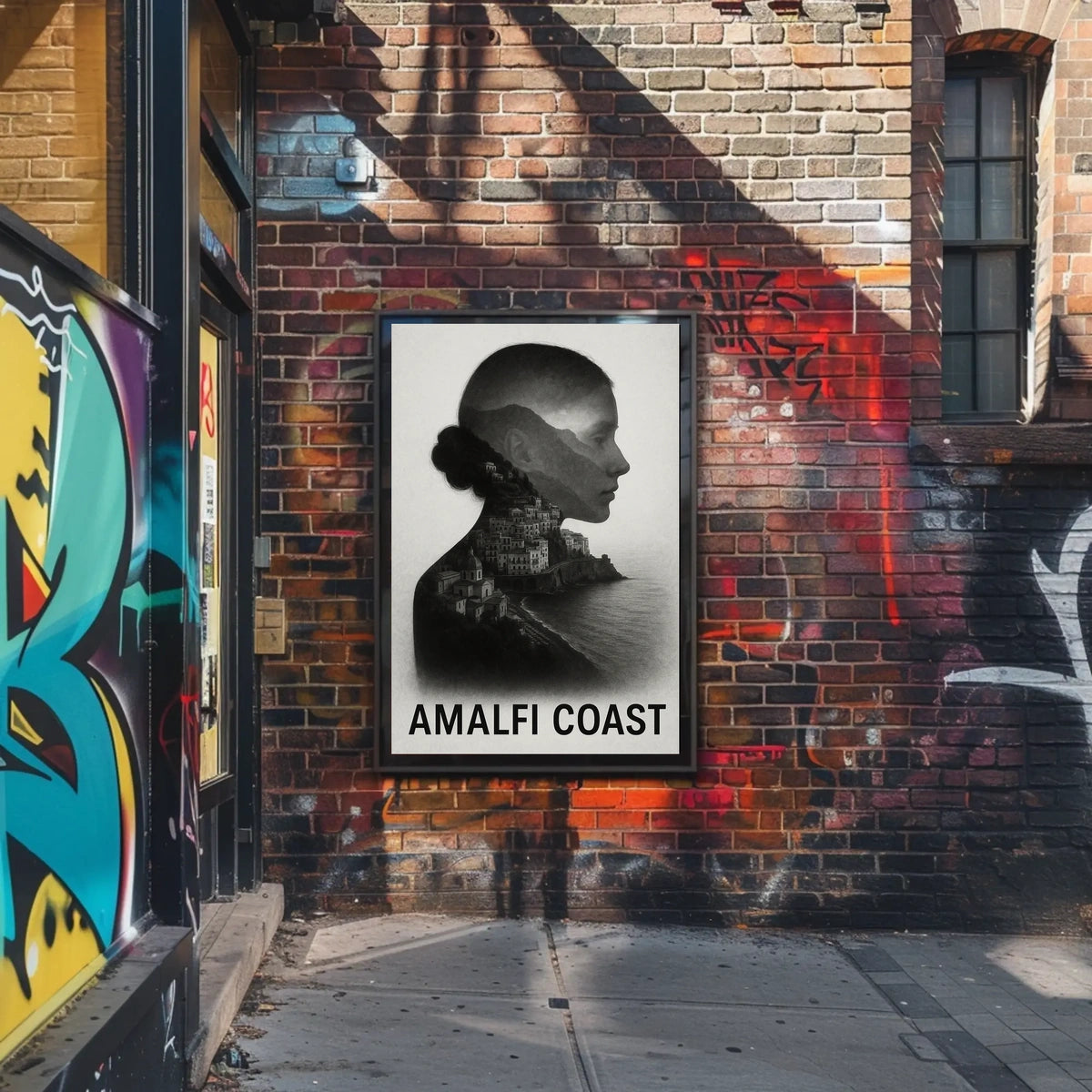 Amalfi Coast Visual Journey Poster Wall Art Print Edition