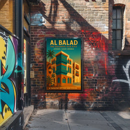 Al Balad The Colorful Old City Poster