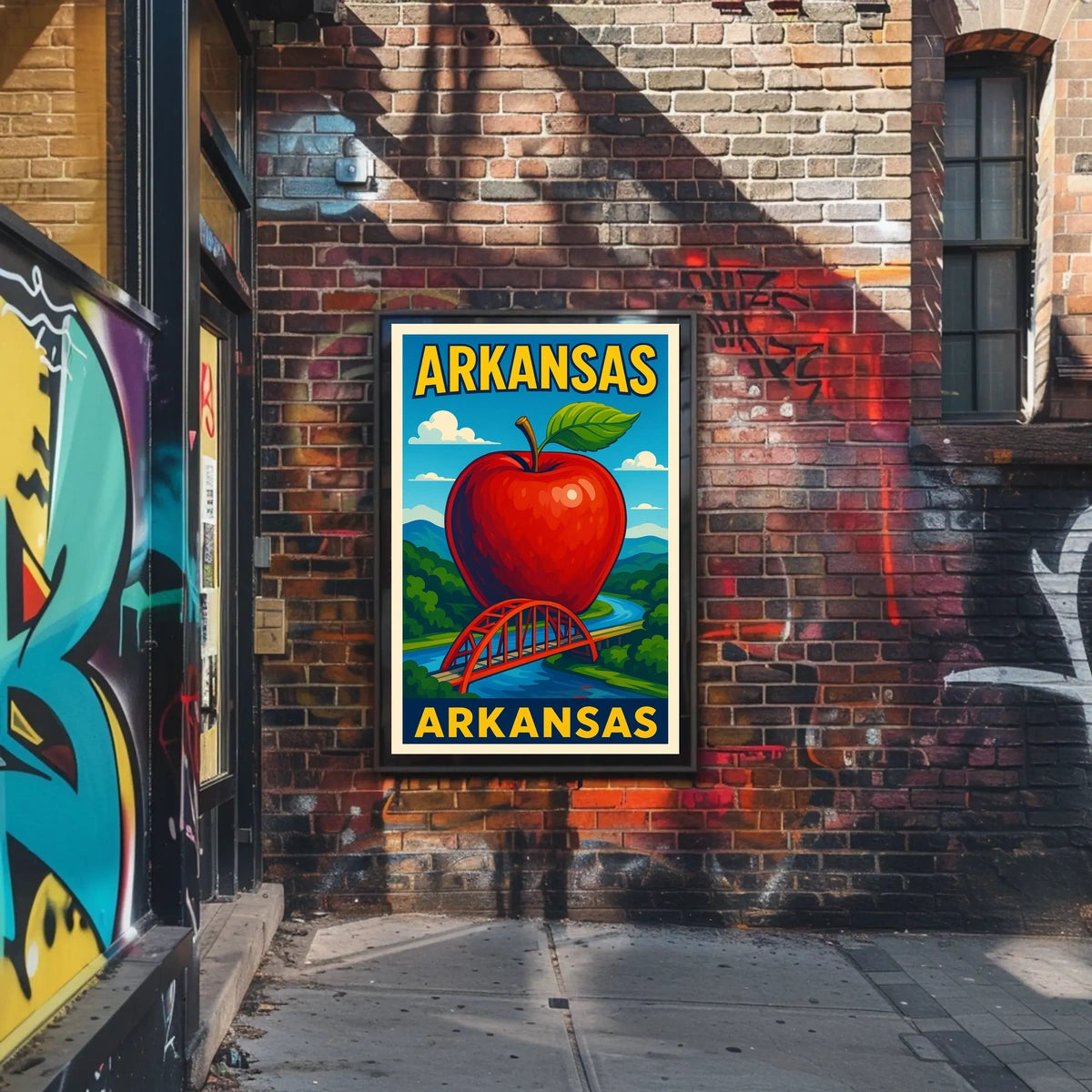 Arkansas A Vibrant Tribute Poster