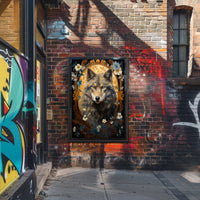 Majestic Wolf Portrait Poster PosterGoat