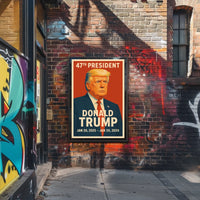 Trump 47Th President Patriotic Poster