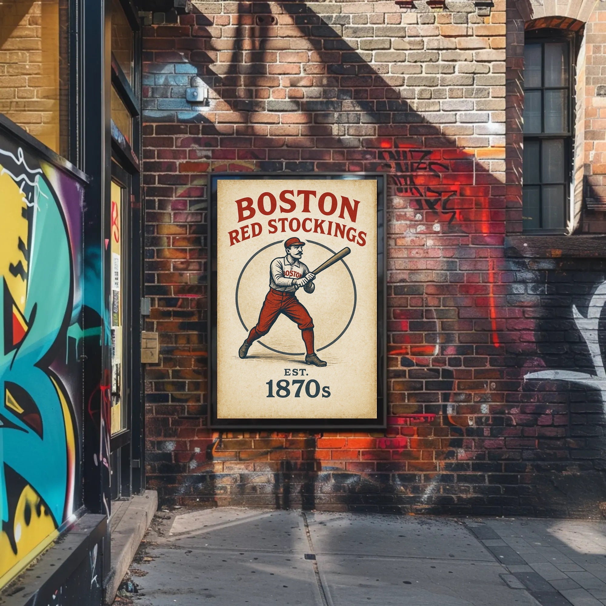 Boston Red Stockings  Est. 1870s Poster PosterGoat