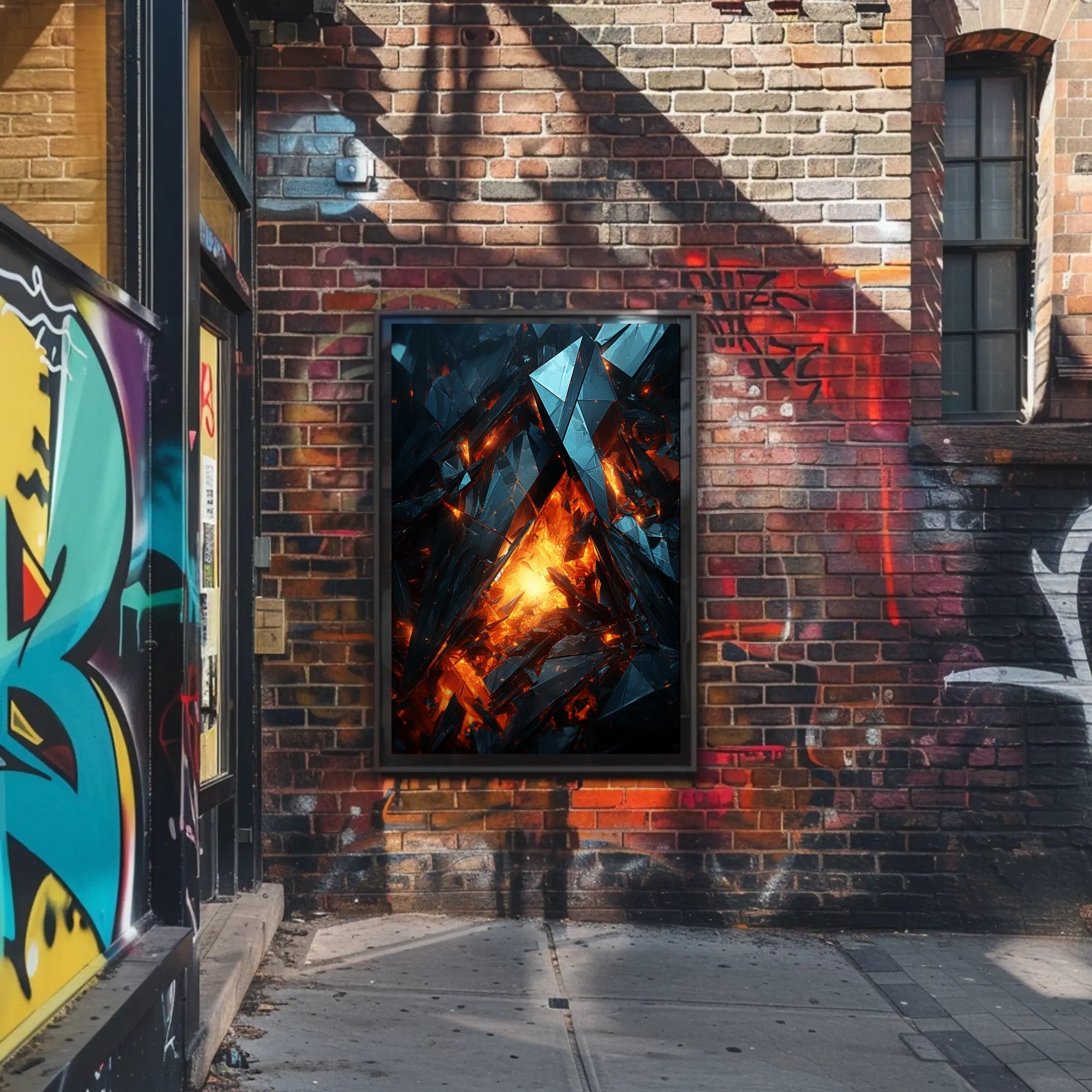 Crystalline Inferno Poster