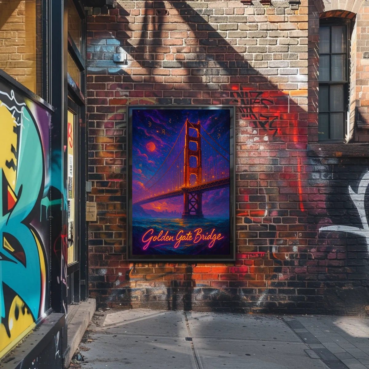 Golden Gate Bridge at Dusk Poster