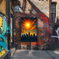 Radiant Cityscape Poster